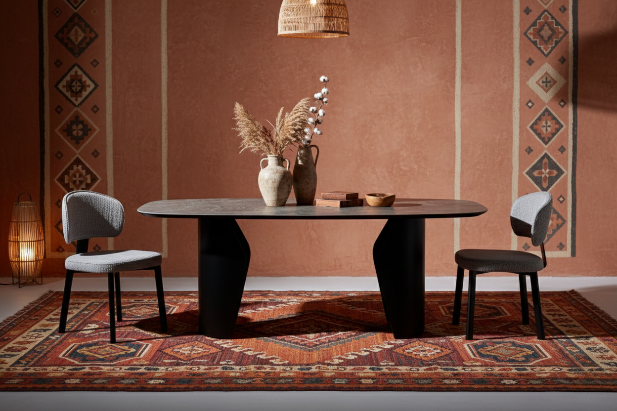 Nua Masa Porselen Seramik Üst Tabla - Görsel 3